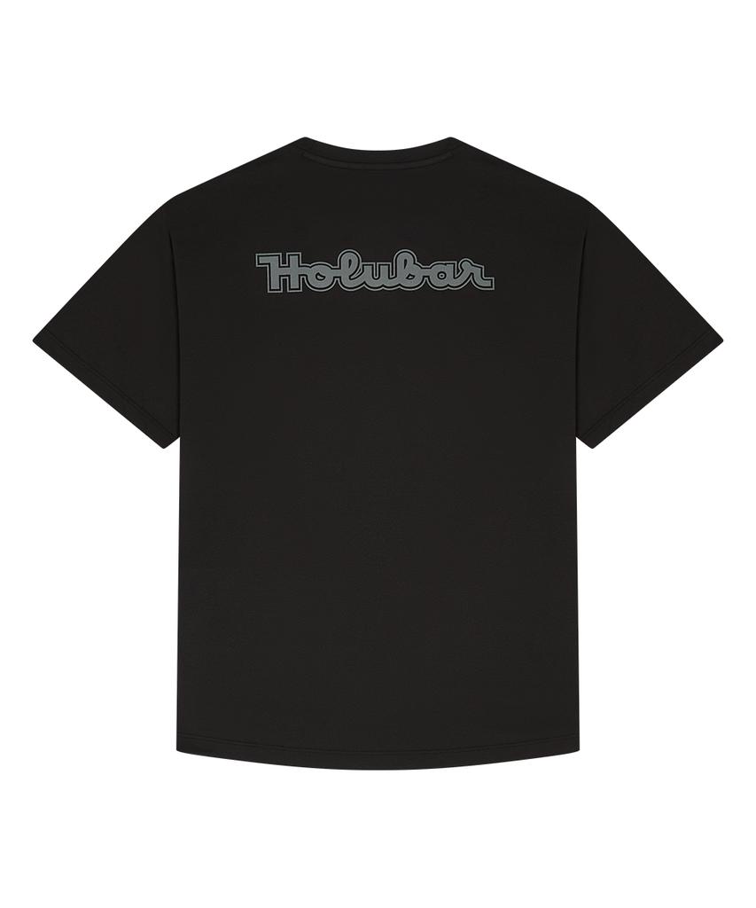 Holluba Lettering Logo T Shirt Black