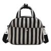 New Women's Striped Canvas Fashion Art Bag Handbag Small Cloth Bag Work Bag Women's Versatile Handbag Bag