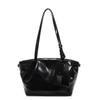 Minimalist Pu Bag For Women With Zipper Closure And Inner Pouch For Daily