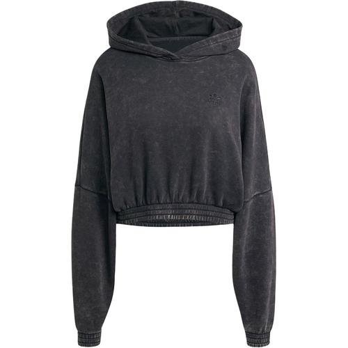 Adidas Originals CROP HOODIE Sweatshirt Women s Black JJ0333 L чёрный