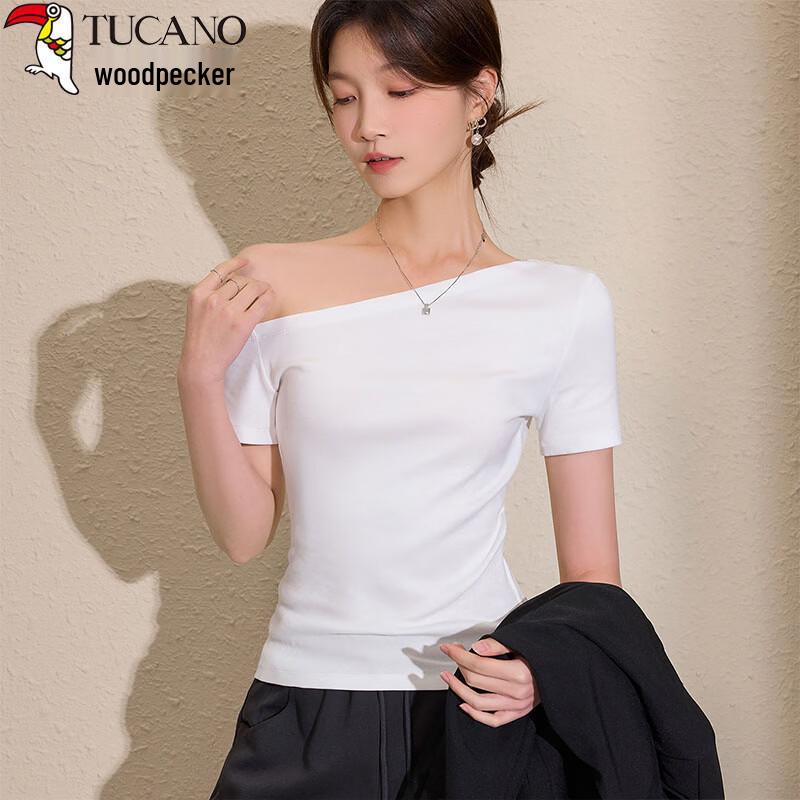 Women s Off-Shoulder Slim Fit T-shirt L