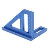 3D Multi Angle Msuring Ruler 45 90 Degree Aluminum Alloy Woodworking   Protractor Miter