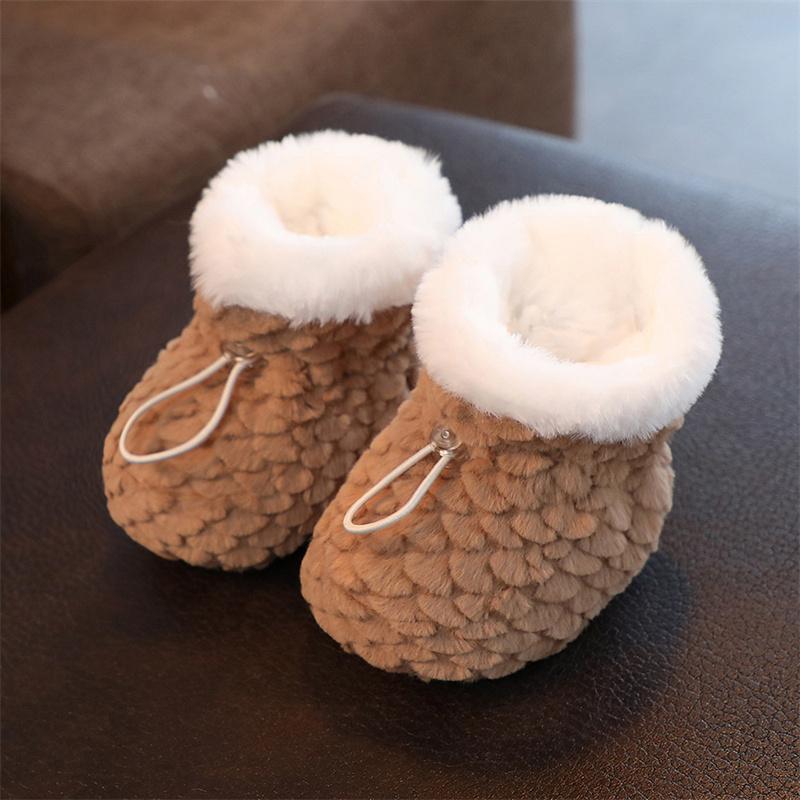 Warm Infant Toddler Crib Snow Boots Soft Comfortable Infant Girls Boys Anti-Slip Socks  Newborn Baby Shoes