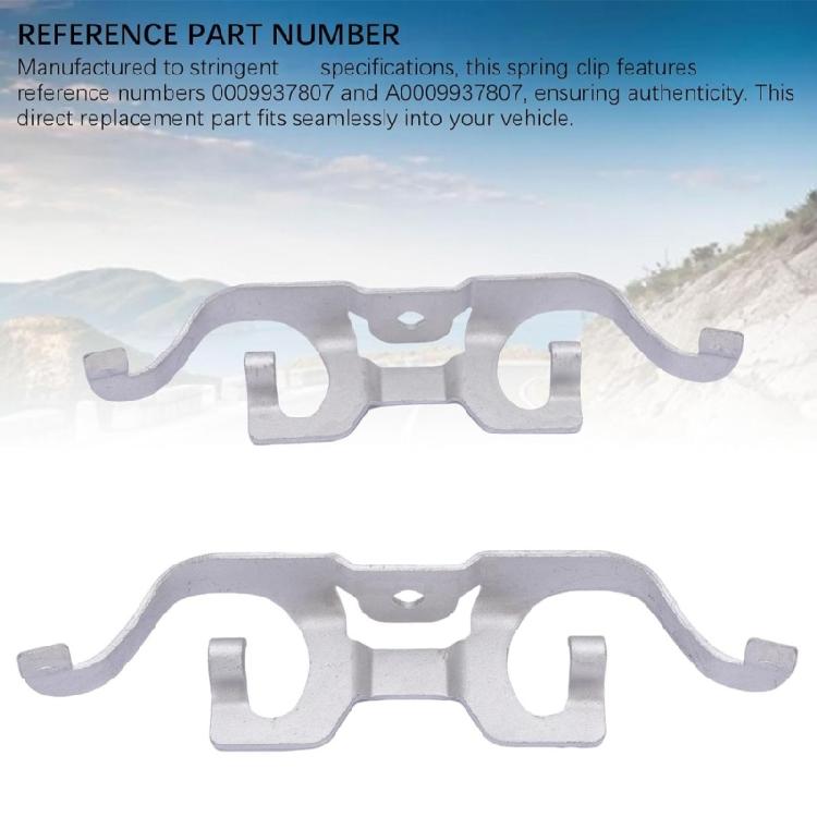 0009937807 Quick Install Metal Brake Caliper Springs For C Class W205 GLC C253 X253 Rear Brake Maintenance