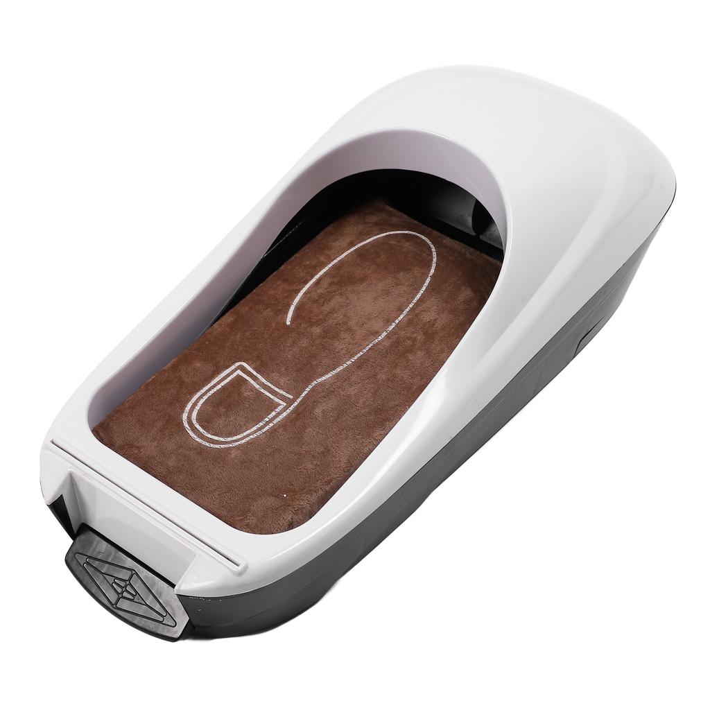 Automatický stroj na návleky na boty Jednorázový dávkovač fólie na boty pro hosty pro domácnost, firmu, kancelář Bílý