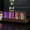 ClocTeck Nixie Tube Clock - Stylish Walnut Digital Timepiece with Wi-Fi Sync, Alarm & 12/24h Display - Perfect Ready-to-Use Retro Gift for Friends