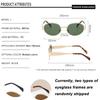Luxury Metal Brand Sunglasses for Men and Women Unisex Designer Fashion Sun Glasses Oval Unisex Stylish Eyewear Shades