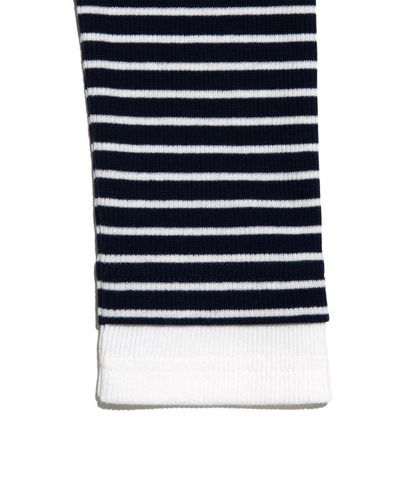 LEE Women'S Striped Long Sleeve T-Shirt Navy