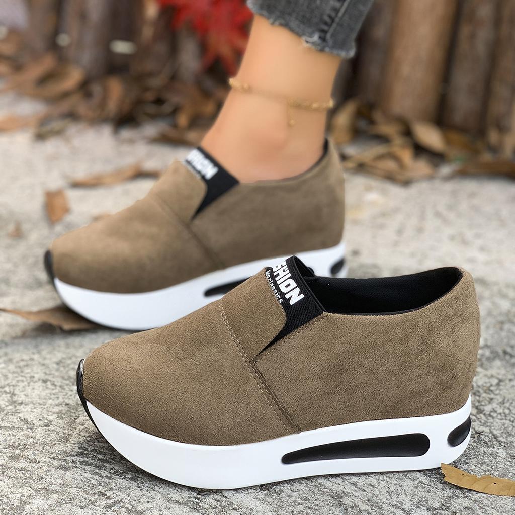 Fashion Women Platform Shoes Casual Slip on Fashion Sneakers Lightweight Tennis Anti-slip Comfortable Sneakers Women Zapatos De Mujer