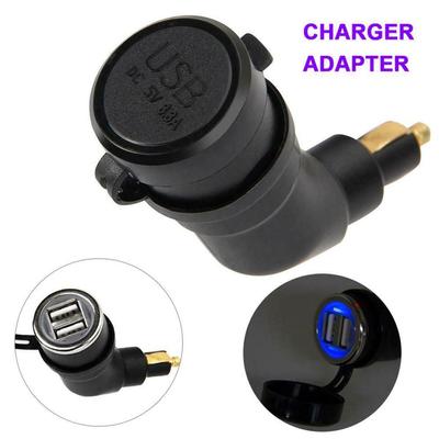 1Pcs USB Port Charger Adapter Digital Display Plug For B1MW F800GS R1200GS R1200RT