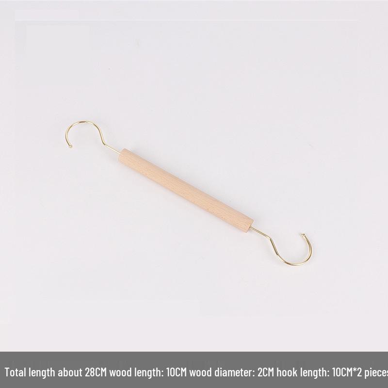 Damen Rutschfester Holzmantelständer Kleiderbügel für Bekleidungsgeschäfte