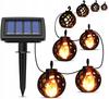 Girlanda Lampki Ogrodowe Solarne 8 Led 2M Ciepłe