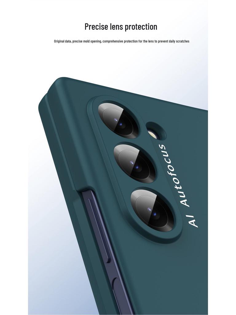 Samsung Z Fold6 Phone Case with Pen Slot & Macaron Hinge Protection