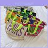 Stylish Korean Children's Canvas Bag For Autumn With Colorful Design And Spacious 5l Capacity