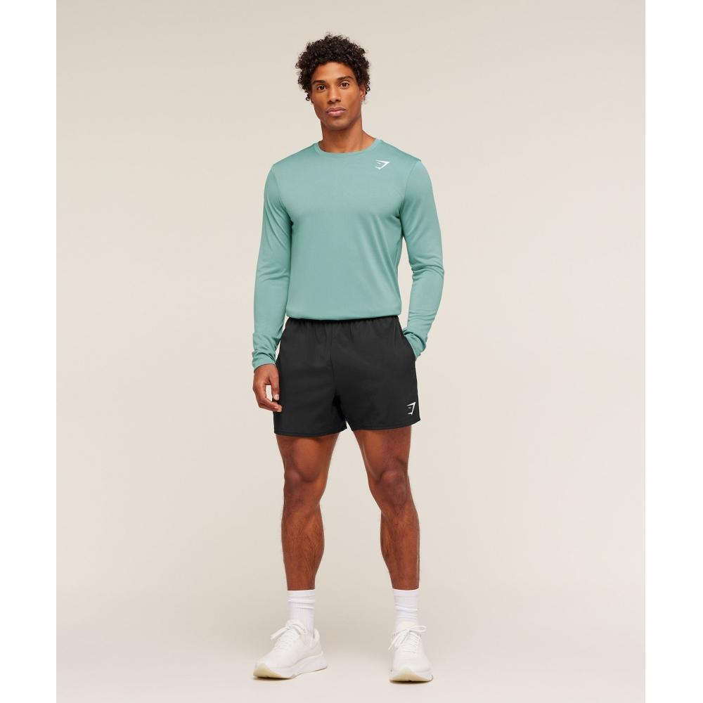 Gymshark Arrival Long Sleeve T shirT muTed Teal A2a1h Tbwq