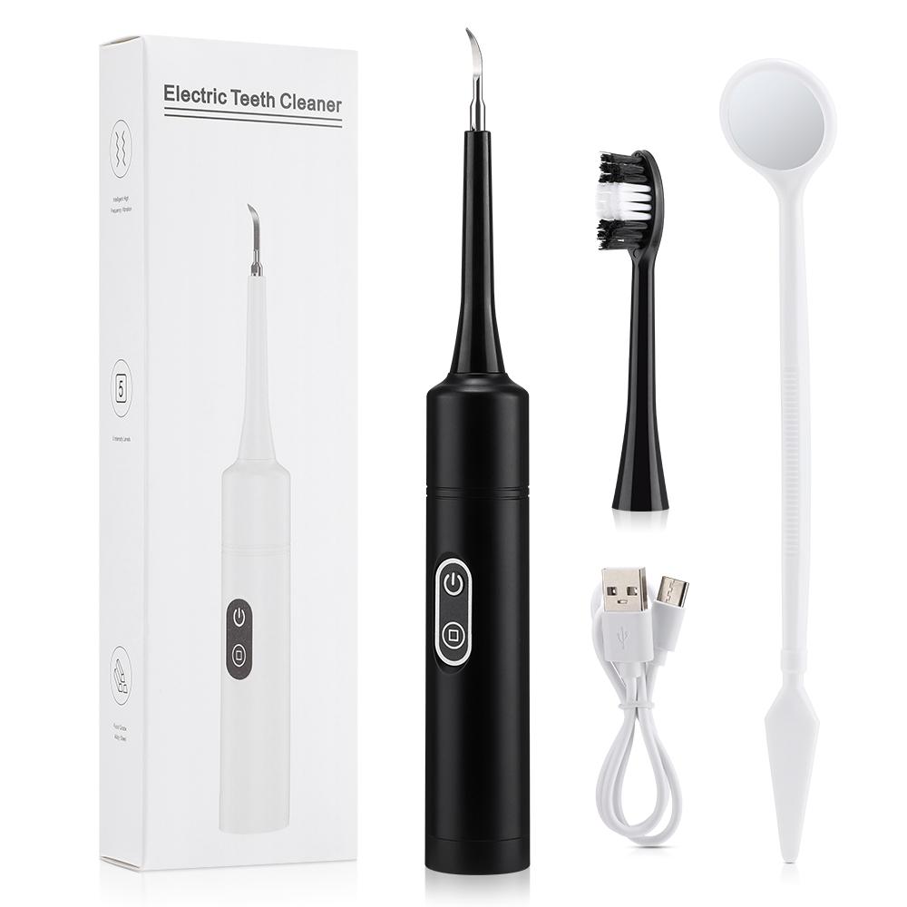 Electric Dental Scaler with Teeth Brush Head Calculus Tartar Remover Vibration Teeth Plaque Cleaner Oral Care Improve Odor 3