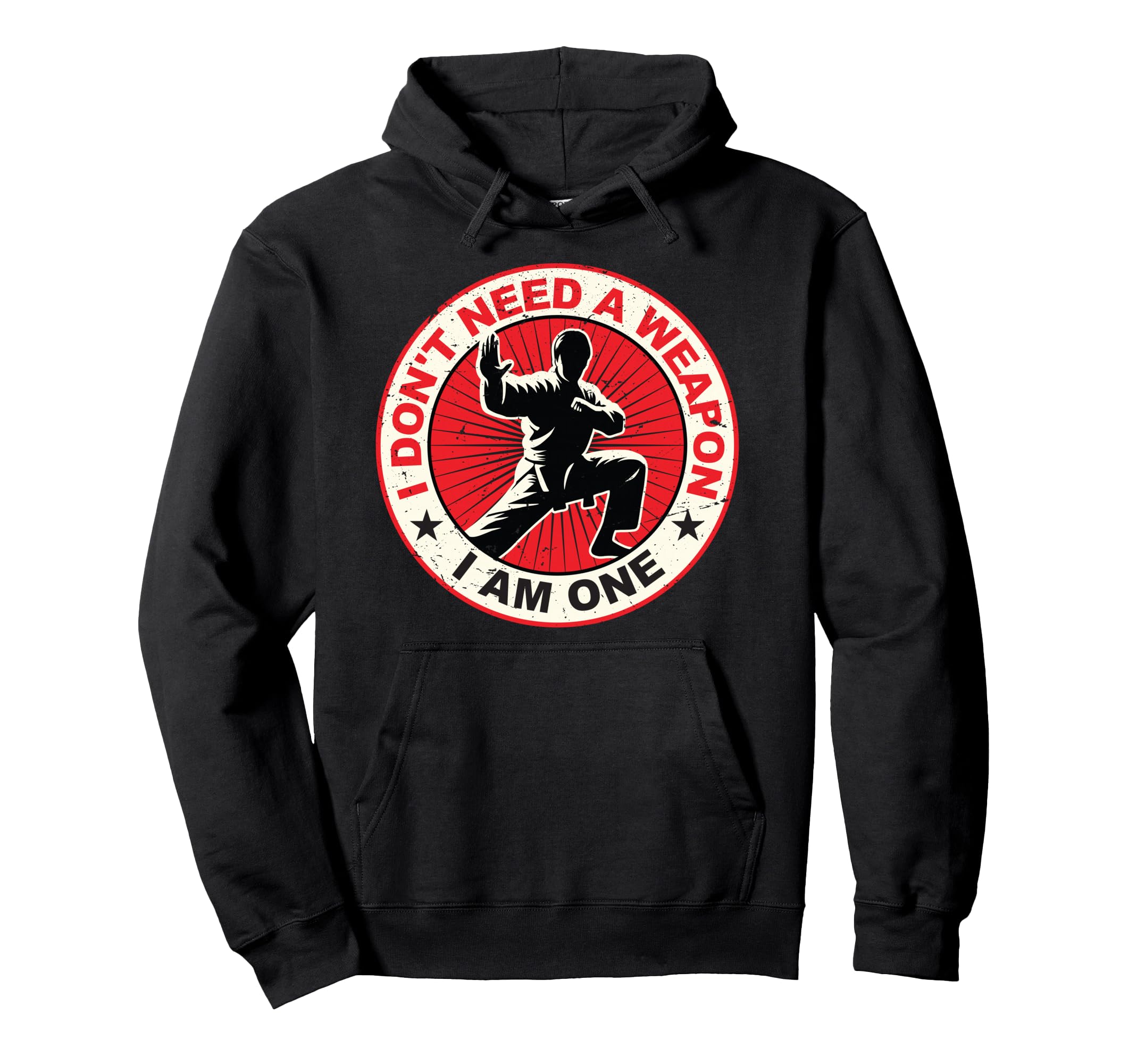 

I Need a Weapon Karate Martial Arts Taekwondo Enthusiast Hoodie Don t чёрный