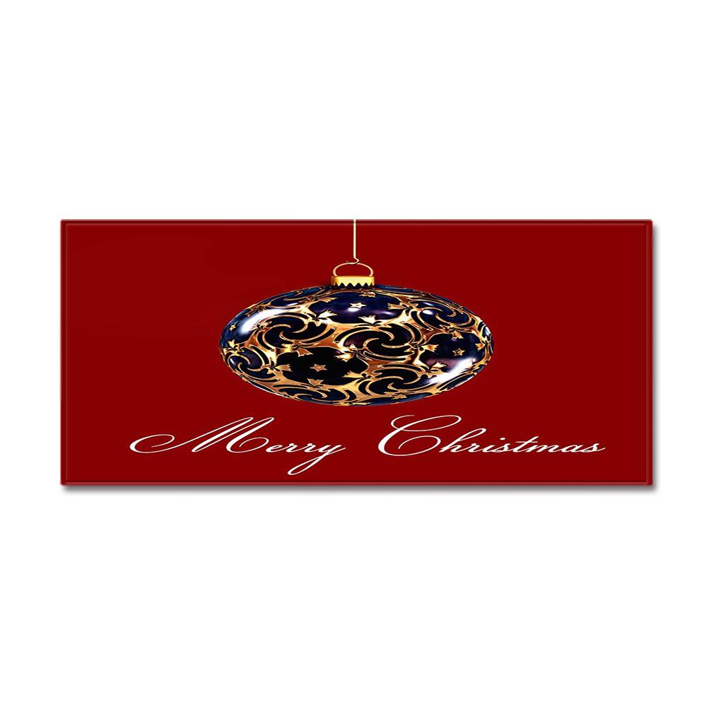 Christmas Kitchen Sand Carpet Doormat Long Floor Mat