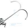 Rotatable Sink Faucet Connect Reverse Osmosis Faucet 1/4 Inch Tainless Steel Kitchen Water Faucet 2Heads Drinking Tool