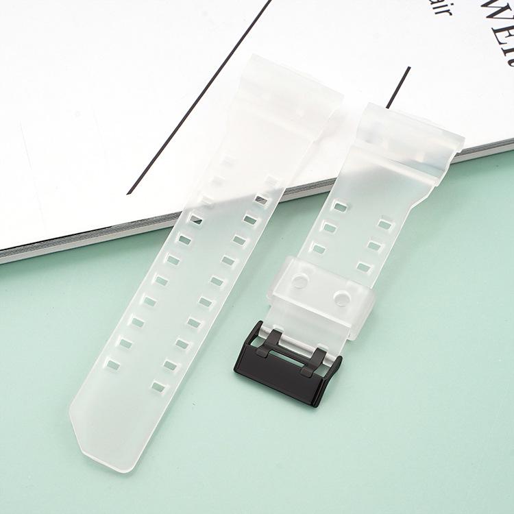 Black Gold Rubber Resin Watch Strap for Casio GA110/400/700/GD120/140
