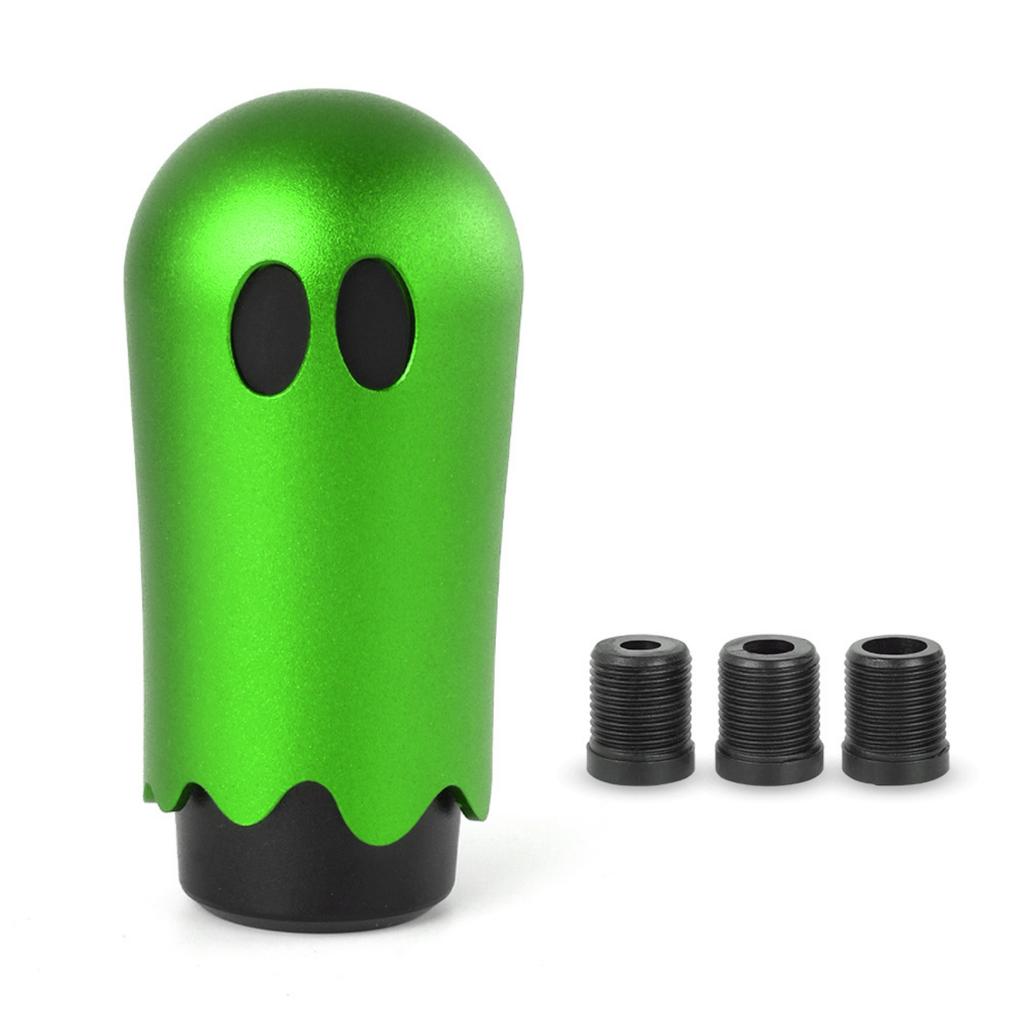 Aluminum Weighted Manual Knob Lever With 3 Threaded Adapters M8 M10 M12 X 1.25 For Vehicle Fun Cool Spooky