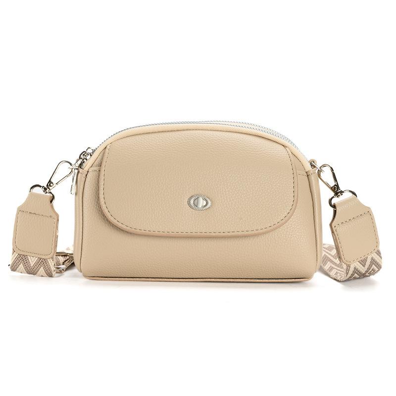 Shoulder Crossbody Dumpling Bag Zipper Stylish Versatile Wide Shoulder Straps Daily Casual Women's Cell Phone Bag
