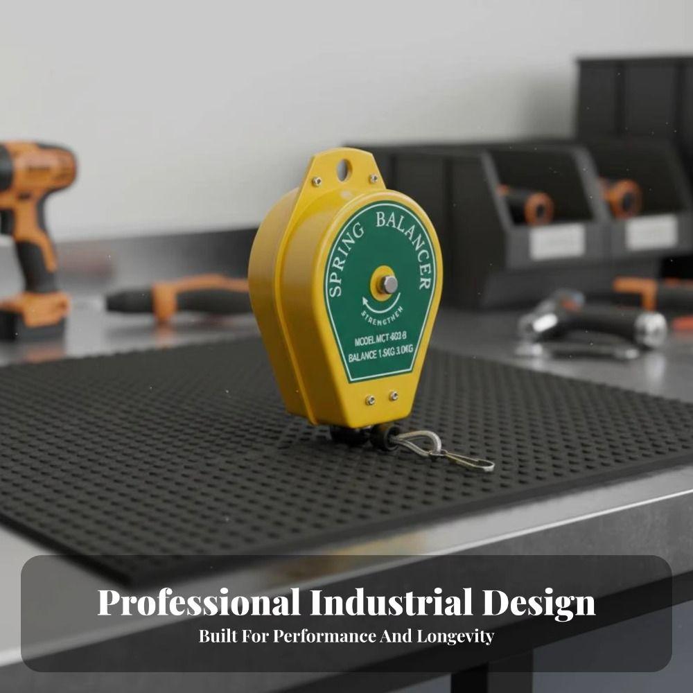 Portautensili Retrattile Carico da 3 a 5 Kg Sistema di Sospensione con Corda d'Acciaio Organizzazione degli Utensili