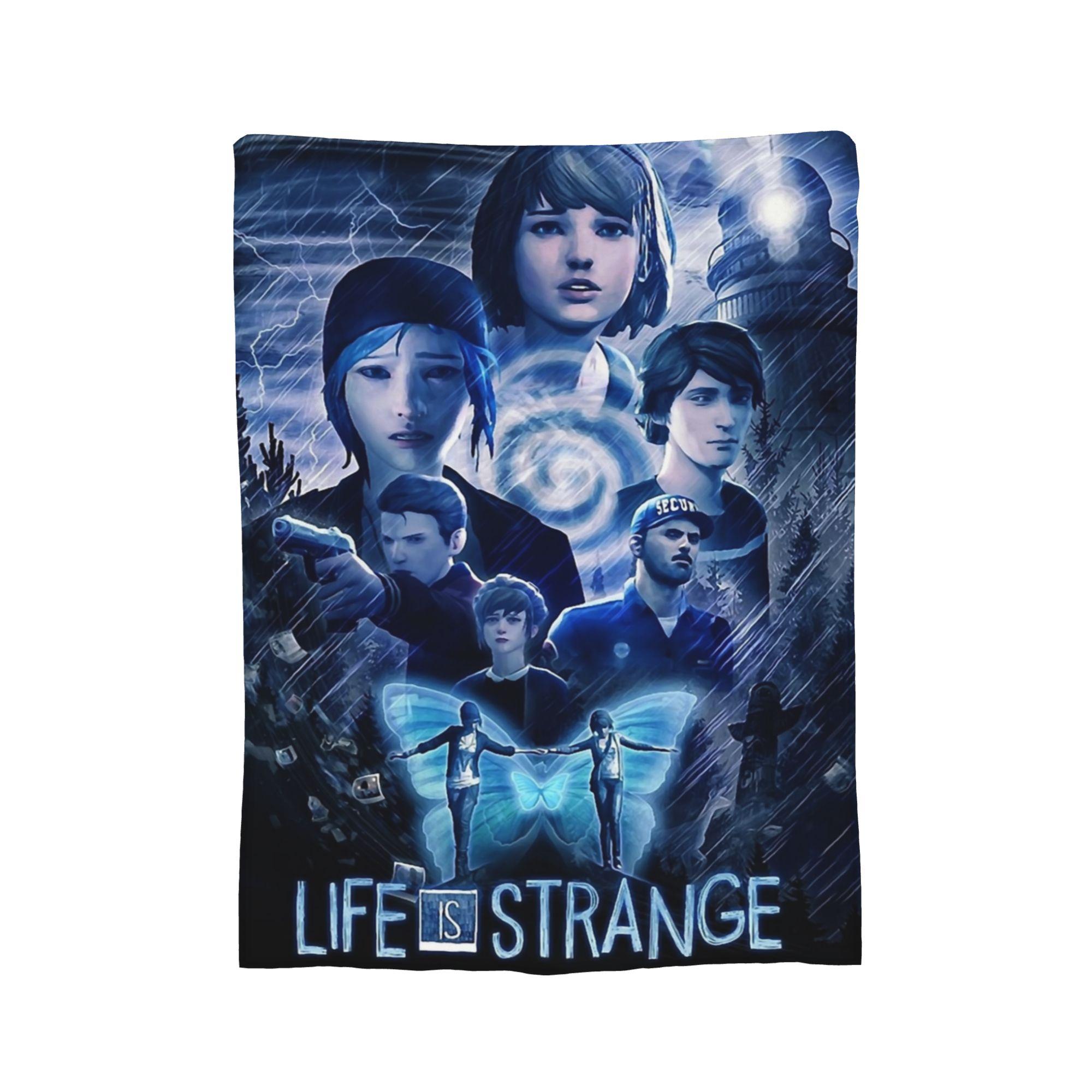 

Life Is Strange Gift For Halloween Knitted Blankets Fleece Super Warm Throw Blanket for Bedroom Sofa Bed Rug 75x90cm