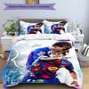 Lamine Yamal Barcelona Jubiläums Bettwäsche Set, Weiche Bettwäsche für Schlafzimmer Heimdekoration, Perfektes Geschenk für Fußballfans, Atmungsaktiver Bettbezug mit P