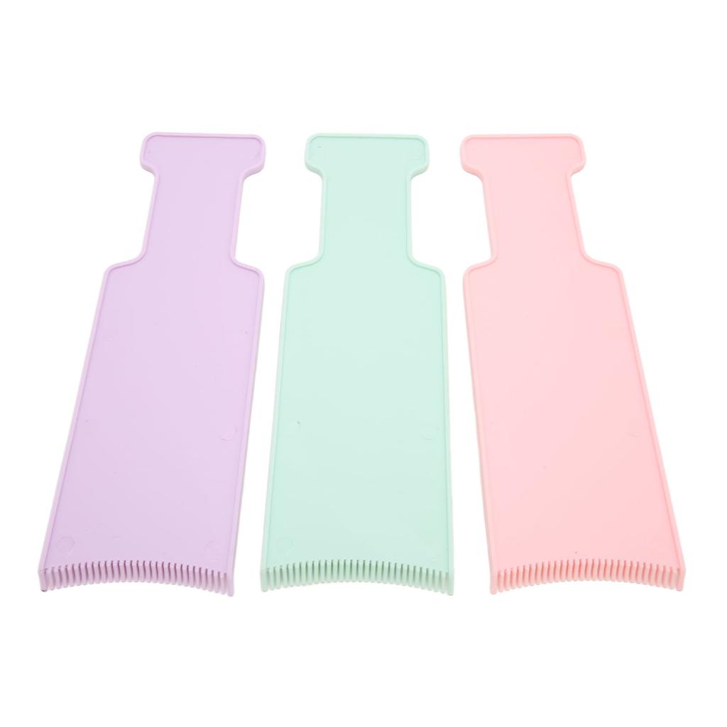 3 Farben Balayage Strähnen Paddle Färbefolie Färben Balayage Board Set für Haarblondierung