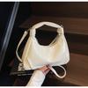Women's bag summer new pleated fashion popular shoulder messenger bag portable commuter texture