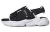 Originals Ozweego Sandale Mode Klettverschluss Lässig Unisex Schwarz Weiß Sandalen 'Schwarz Weiß' GZ8410