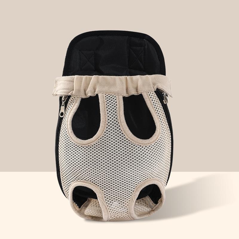 Dog Breathable Outdoor Backpack for Pets - Dual Shoulder and Chest Bag for Pets - Pet Travel Dual Shoulder Backpack - Four-legged Backpack