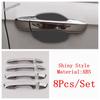Car Door Handle Decoration Protection Cover Trim For Volkswagen Jetta Mk7  -  ABS Chrome / Black Accessories Exterior