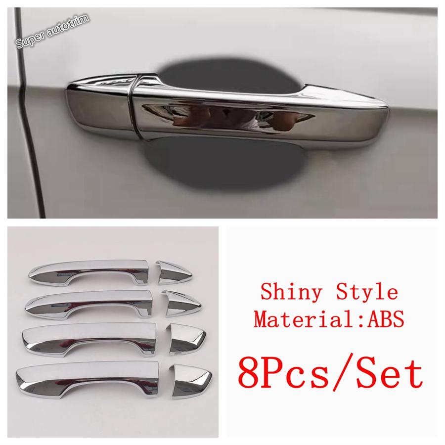 Car Door Handle Decoration Protection Cover Trim For Volkswagen Jetta Mk7  -  ABS Chrome / Black Accessories Exterior