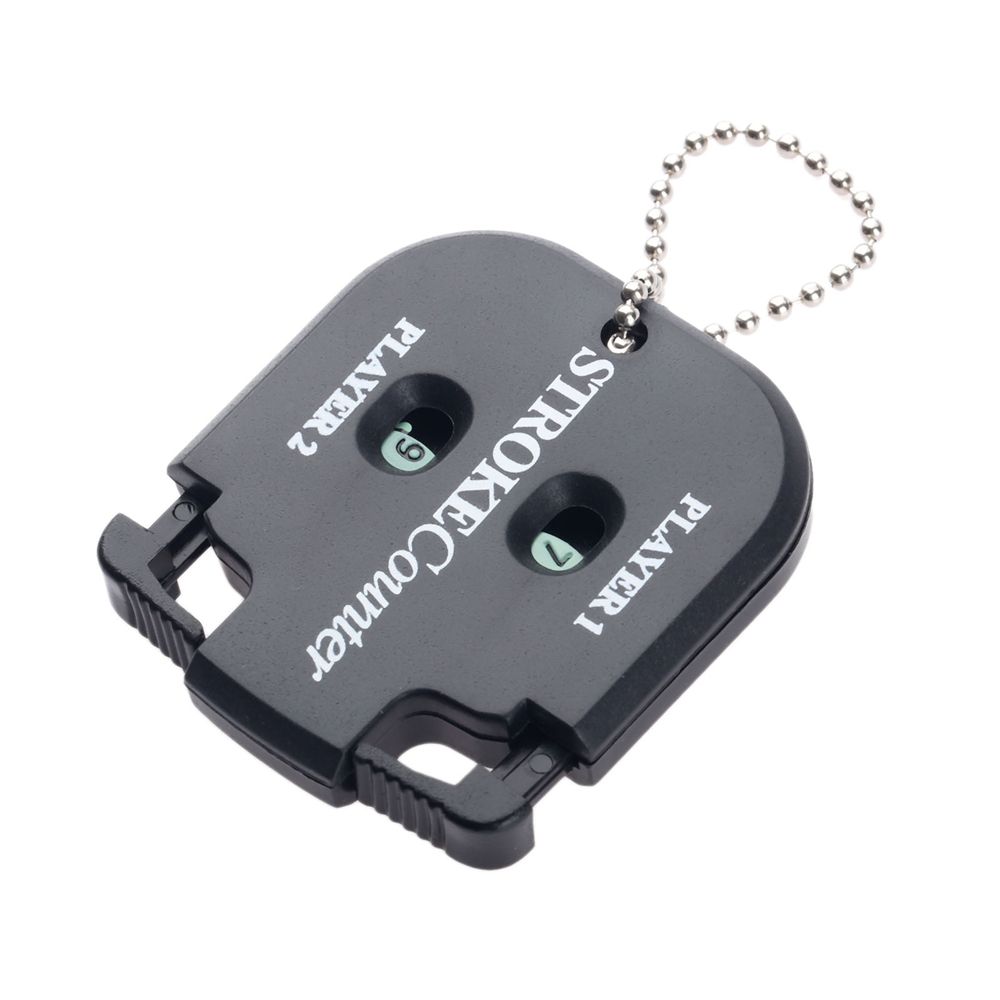 Training Aids Two Digits With Key Chain Golf Shot Score Counter Count Stroke Scoring Keeper