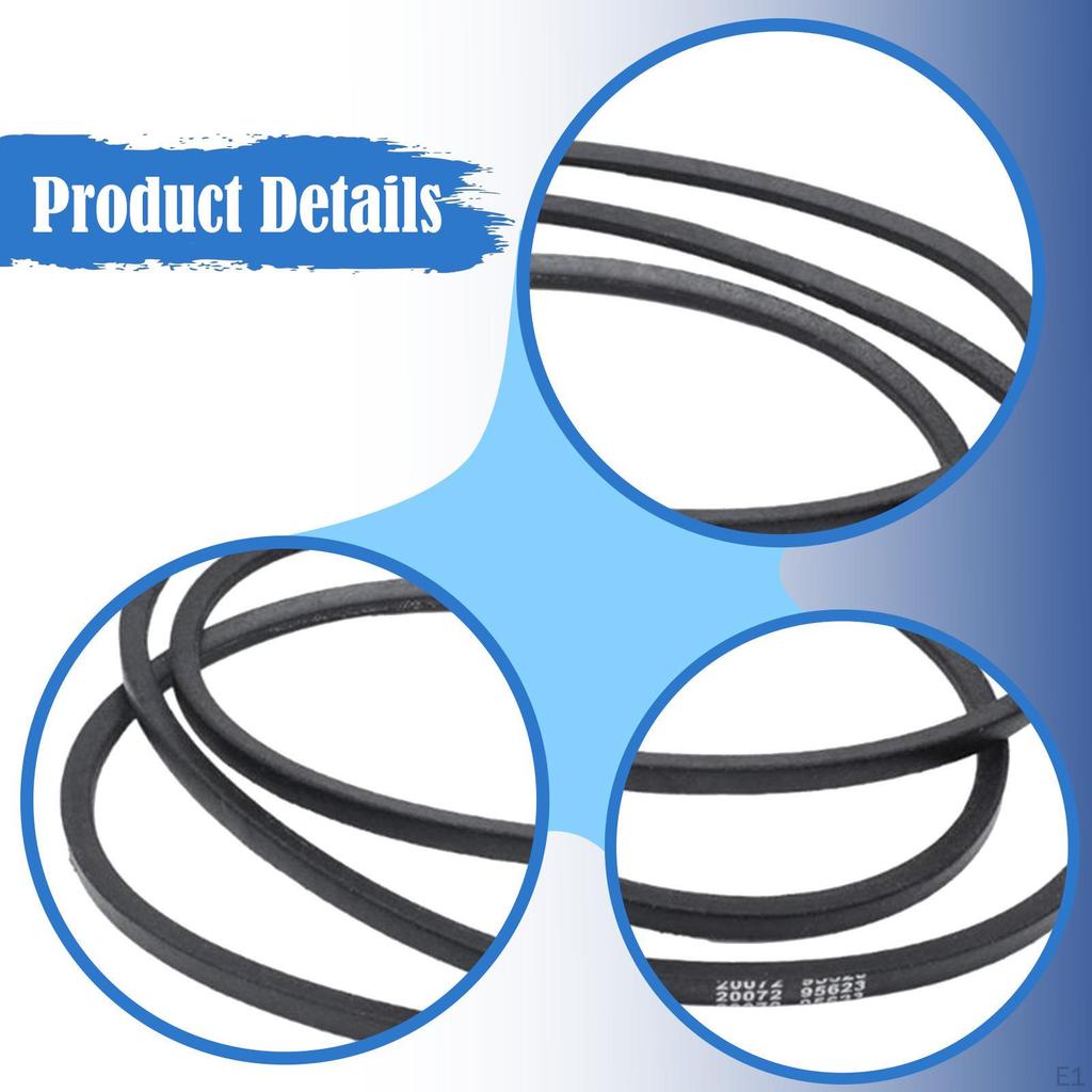 Lawn Mower Belt Supplies,Gy20570 Black Accessories for L105 High Performance Sturdy Replacement