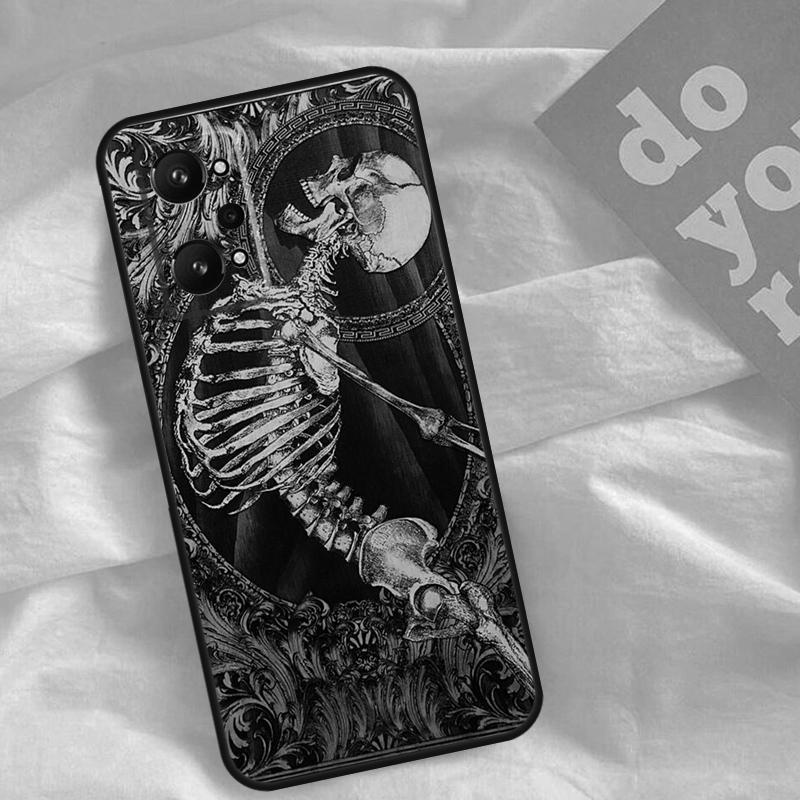 Gothic Fashion Skull For Realme C30 C31 C33 C35 C55 C21Y GT Neo 5 3T 2T OnePlus 11 10 9 Pro Nord CE 3 2 Lite Case