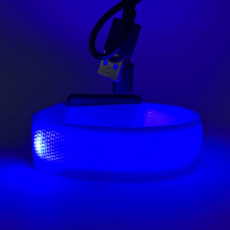 Luminous LED Sports Wristband: Glowing Bracelet for Night Running, Parties, Concerts