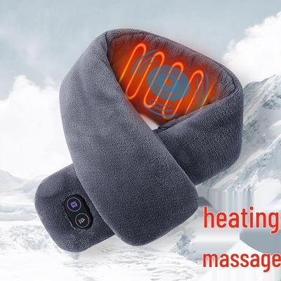 Smart Heating & Massage Scarf - Dual Control, Black Technology