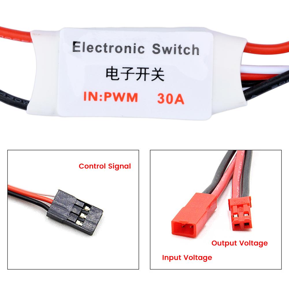 RC Drone Water Pump PWM Signal Control 2-20A High Current Remote Control Switch 3-30V Aerial Model Motor drive Protection Module