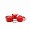 Finger Button Fidget Clicker Soft Slow Rebound Pressure Relief Keychain Fun Small Toy for Long Trip Pass Time