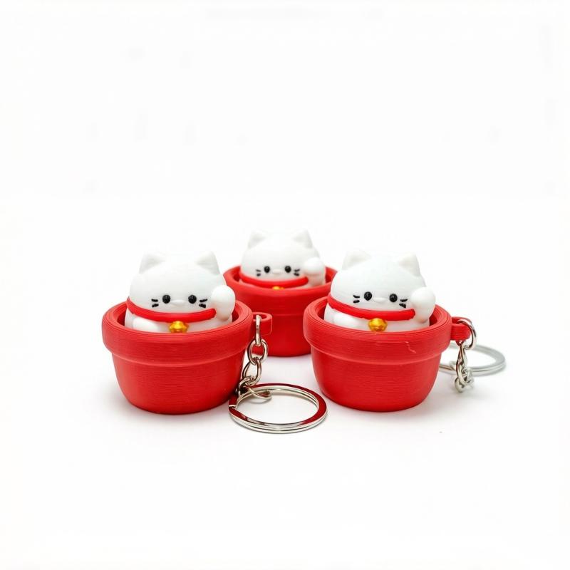 Finger Button Fidget Clicker Soft Slow Rebound Pressure Relief Keychain Fun Small Toy for Long Trip Pass Time