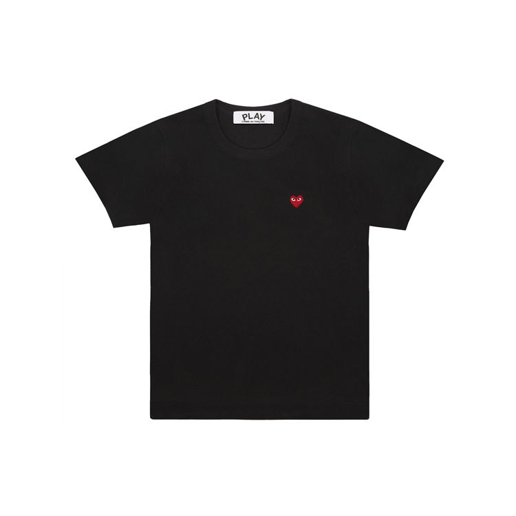 

Черные женские топы Comme des Garçons PLAY Little Heart AZ-T199-051-1