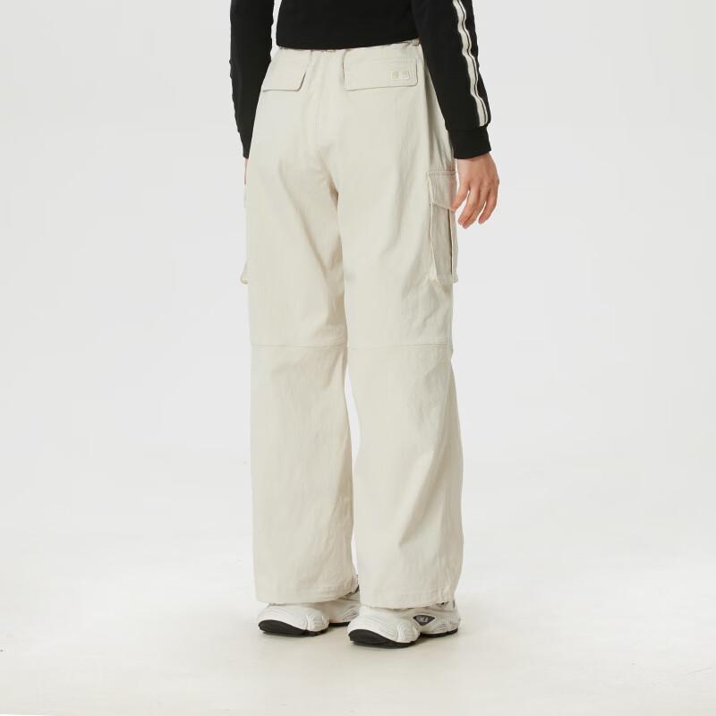 MLB FW25 Boston Red Sox Water-Resistant Cool Feel Woven Wide-Leg Loose Fit Cargo Pants Women pants 3FWPV0161-43SAL