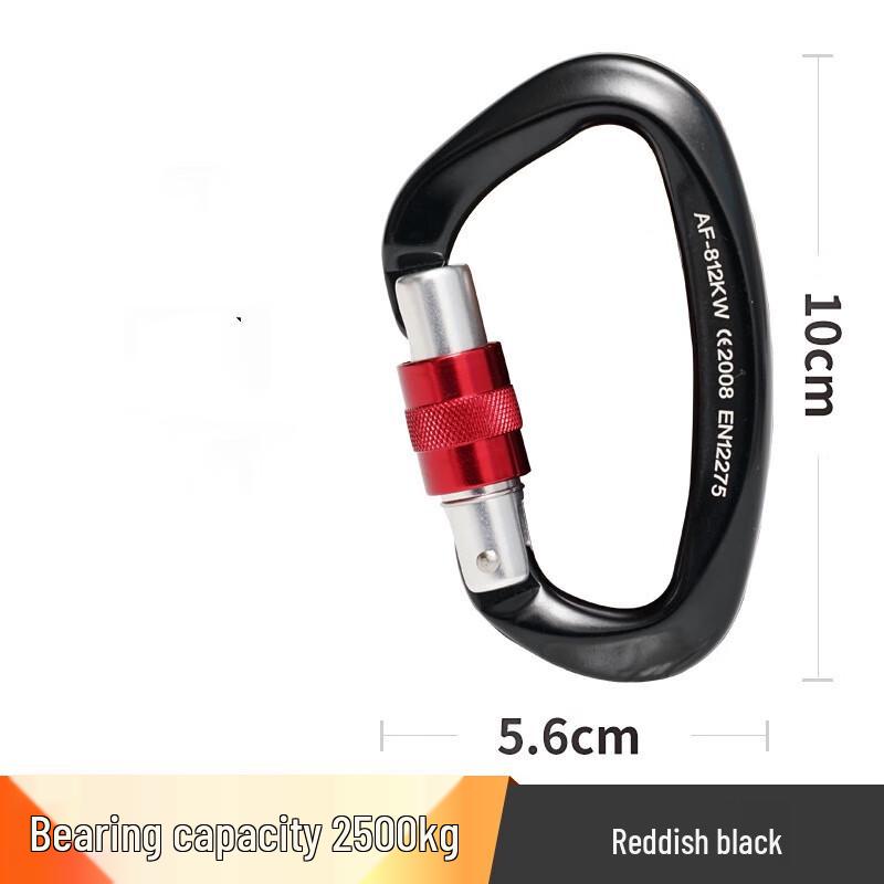 OLOMM Climbing D-Type Screw Lock Carabiner Standard