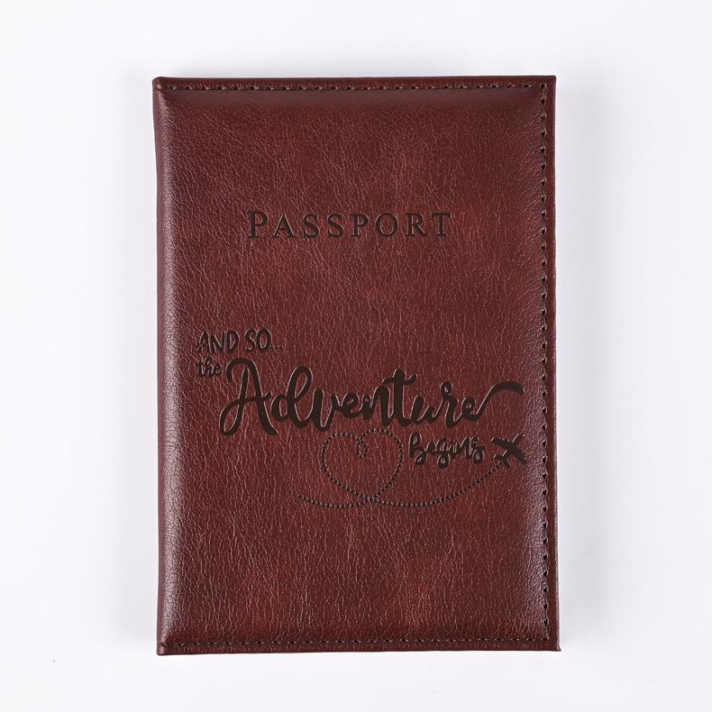 1 Stück Reisepass-Schutzhülle aus Pu-Leder, Dokumentenetui, Reisepass, Schutzhülle, Material, wasserdicht, für Frauen und Mädchen