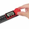 AUTOUTLET Digital Angle Meter, 200mm Angle Ruler, Protractor, 2-in-1 Angle Gauge, 360 Freely Adjustable LCD Angle Finder Ruler, 8-inch Measuring Tool