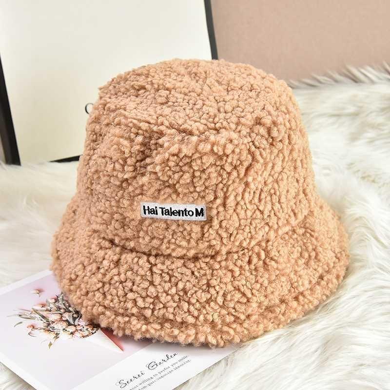 Autumn and Winter Women Warm Fisherman Cap Embroidered Letters Outdoor Windproof Fashion Caps