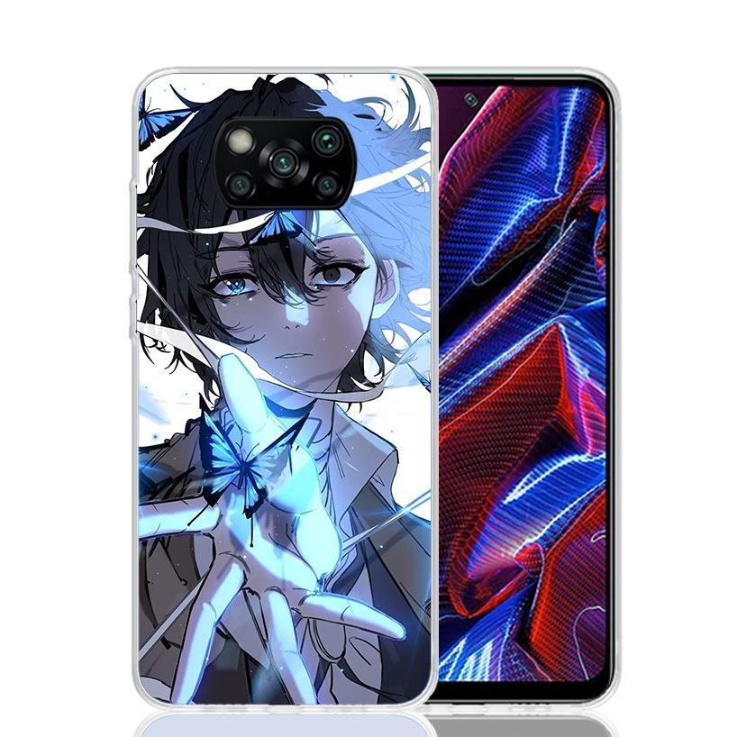 Bungo Stray Dogs Dazai Phone Case For Xiaomi Poco X7 X6 X5 Pro F7 Ultra Redmi 15C 15 13 13C 12 12C 10 10A 10C 9 9A 9C 9T Cover P